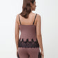 Women's bamboo cami shorts set 03337