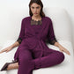 Womens bamboo pajama 3/4 sleeve 03338