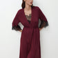 Womens bamboo 3/4 sleeve Robe 03340