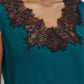 Womens bamboo Cap-sleeve pajama Set 03341