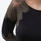 Women's bamboo Nightgown 3/4 sleeve 03343