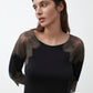 Women's bamboo Nightgown 3/4 sleeve 03343