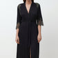 Women's bamboo 3/4 sleeve Robe 03345