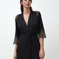 Women's bamboo 3/4 sleeve Robe 03345