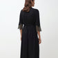 Women's bamboo 3/4 sleeve Robe 03345