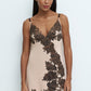 Womens bamboo chemise spaghetti strap 03346