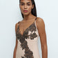 Womens bamboo chemise spaghetti strap 03346