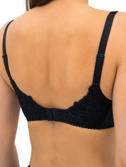Plunge padded push-up Bra 004 010 black