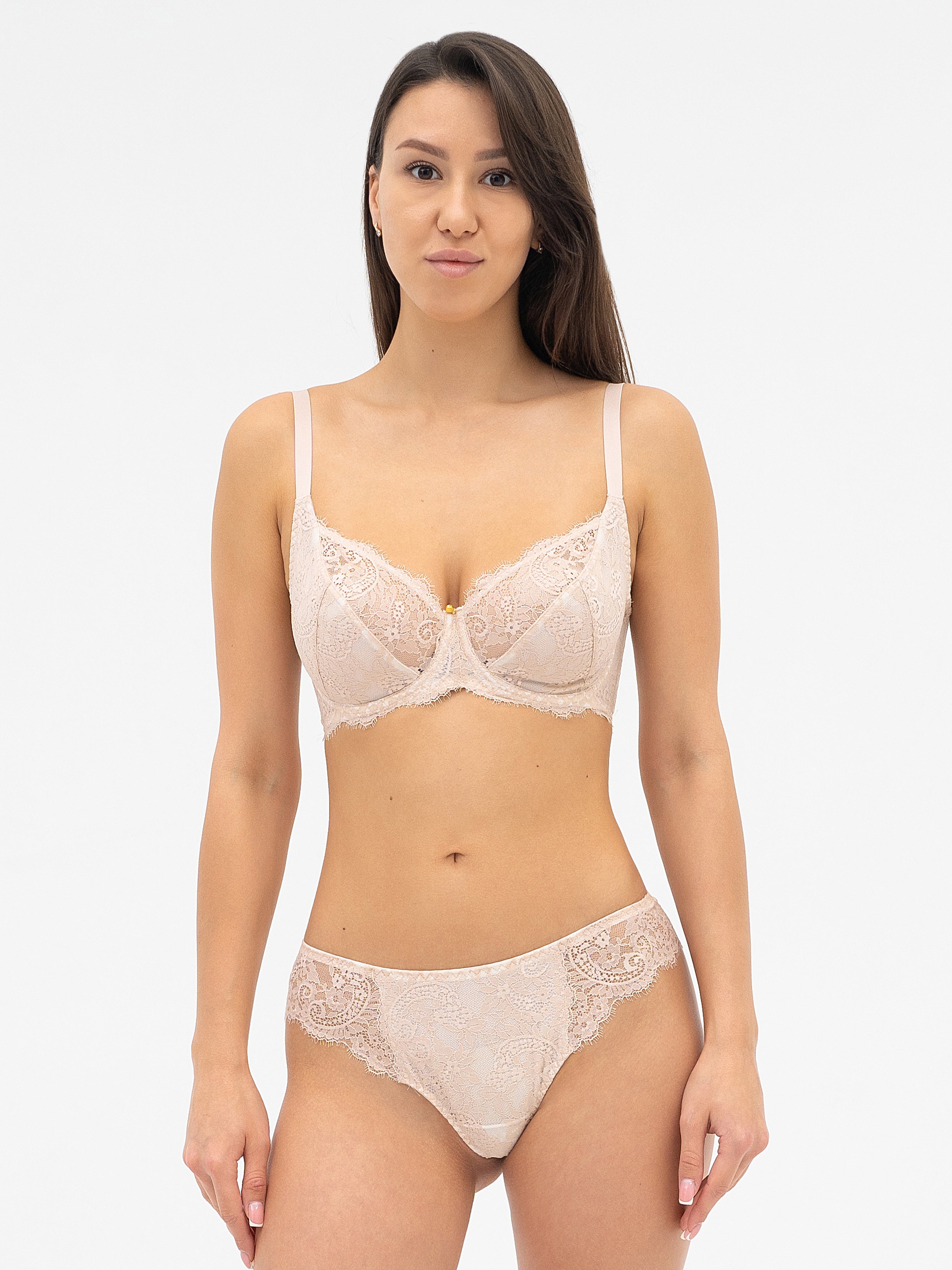 Full coverage non-padded Bra 005 354 peony