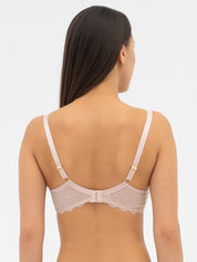 Full coverage non-padded Bra 014 141 silver peony