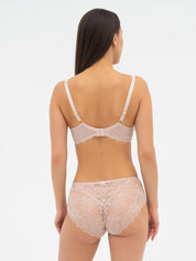 Full coverage non-padded Bra 014 141 silver peony