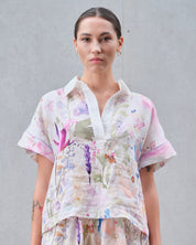 Short sleeve Blouse 0184 floral