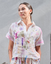 Short sleeve Blouse 0184 floral