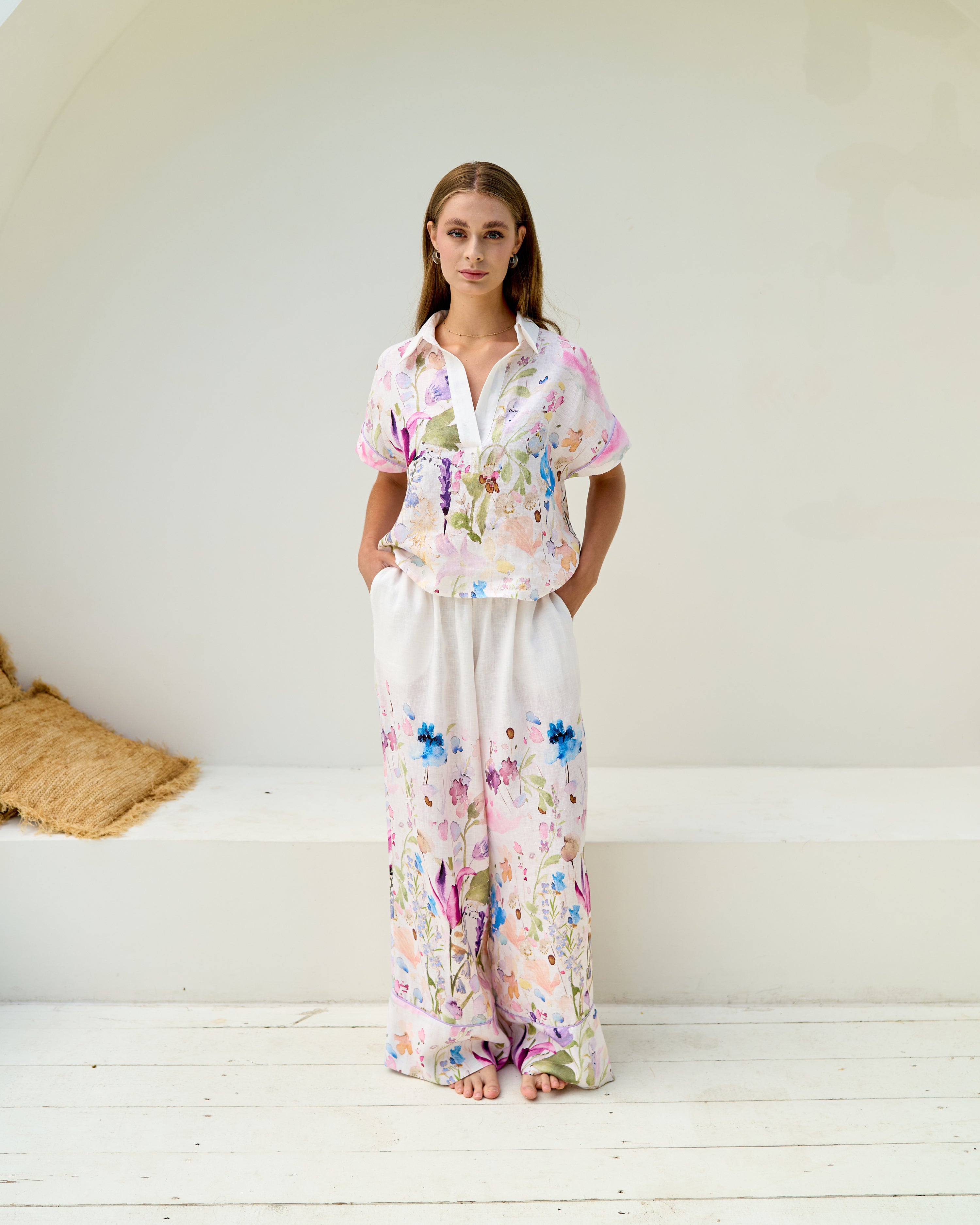 Palazzo Pants 0186 floral