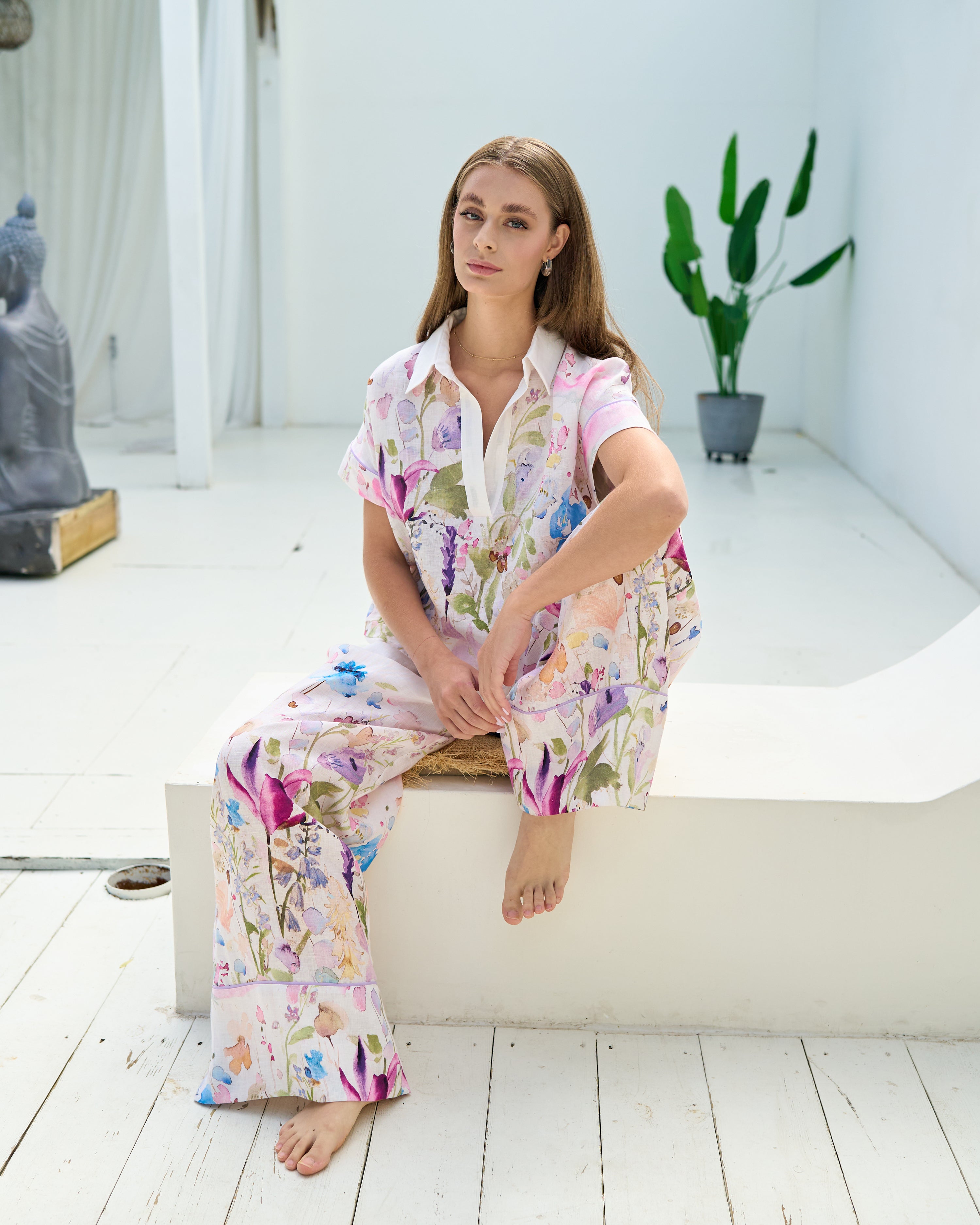 Palazzo Pants 0186 floral
