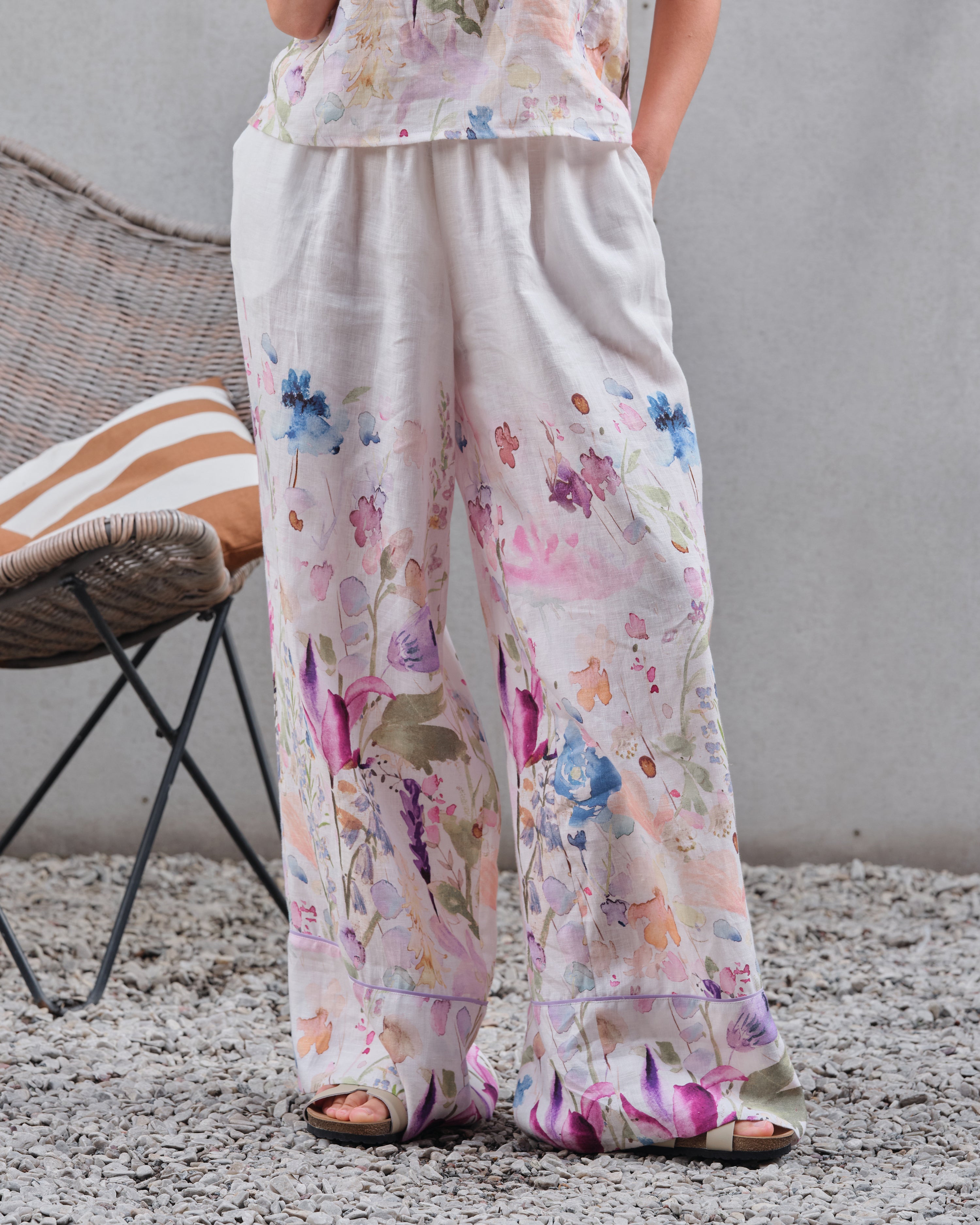 Palazzo Pants 0186 floral