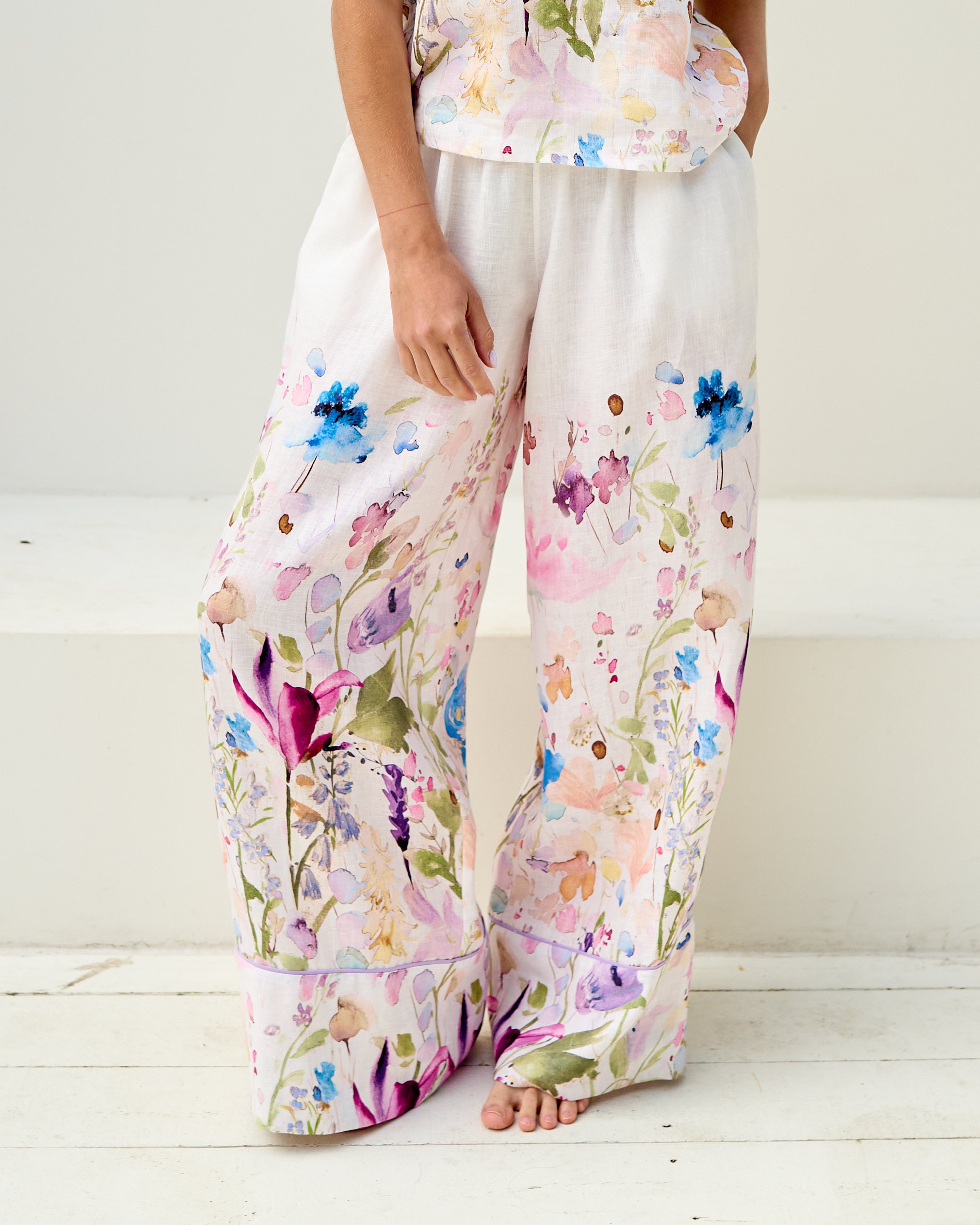 Palazzo Pants 0186 floral