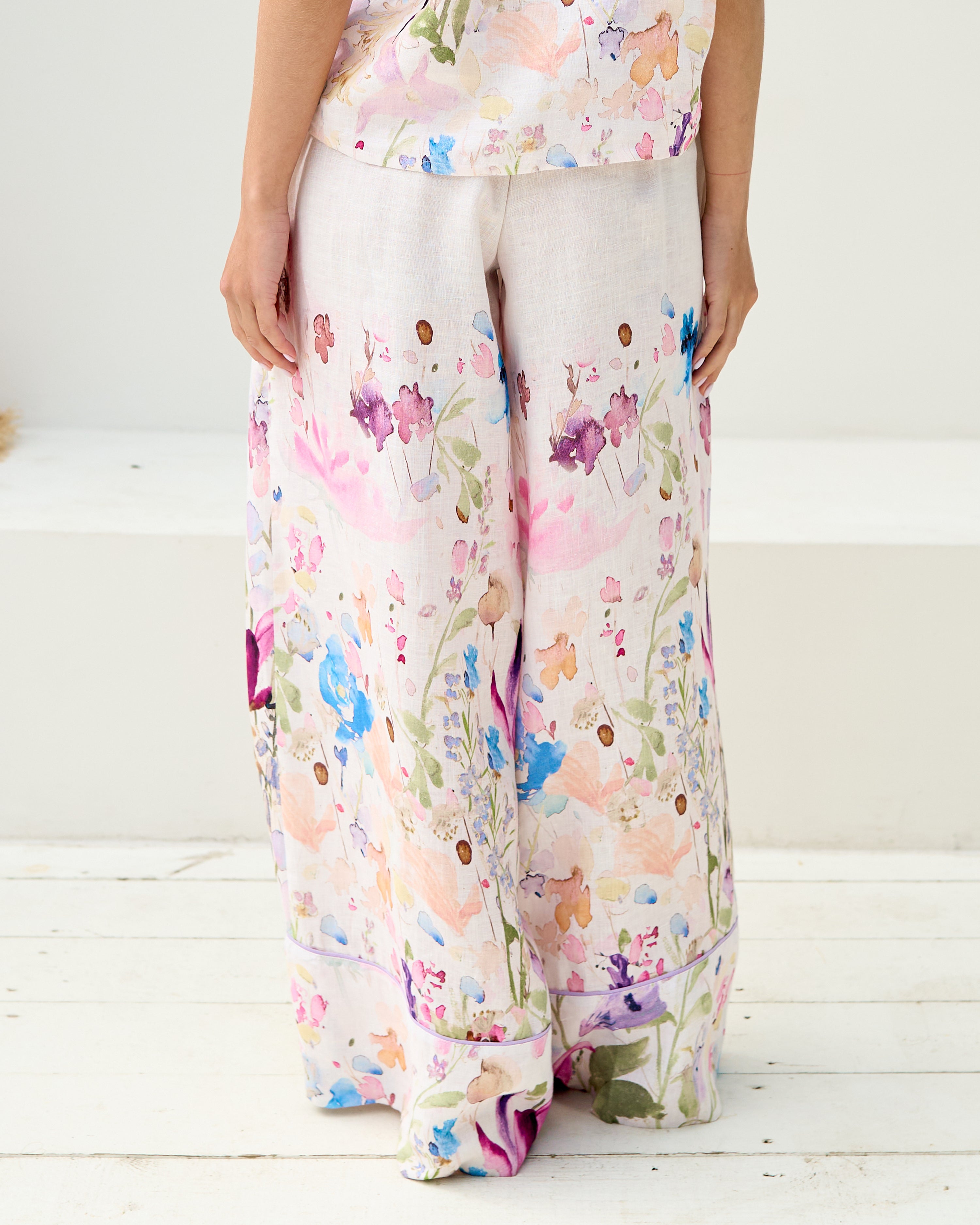 Palazzo Pants 0186 floral