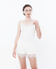 Bamboo cami shorts Set 0209/1 ecru
