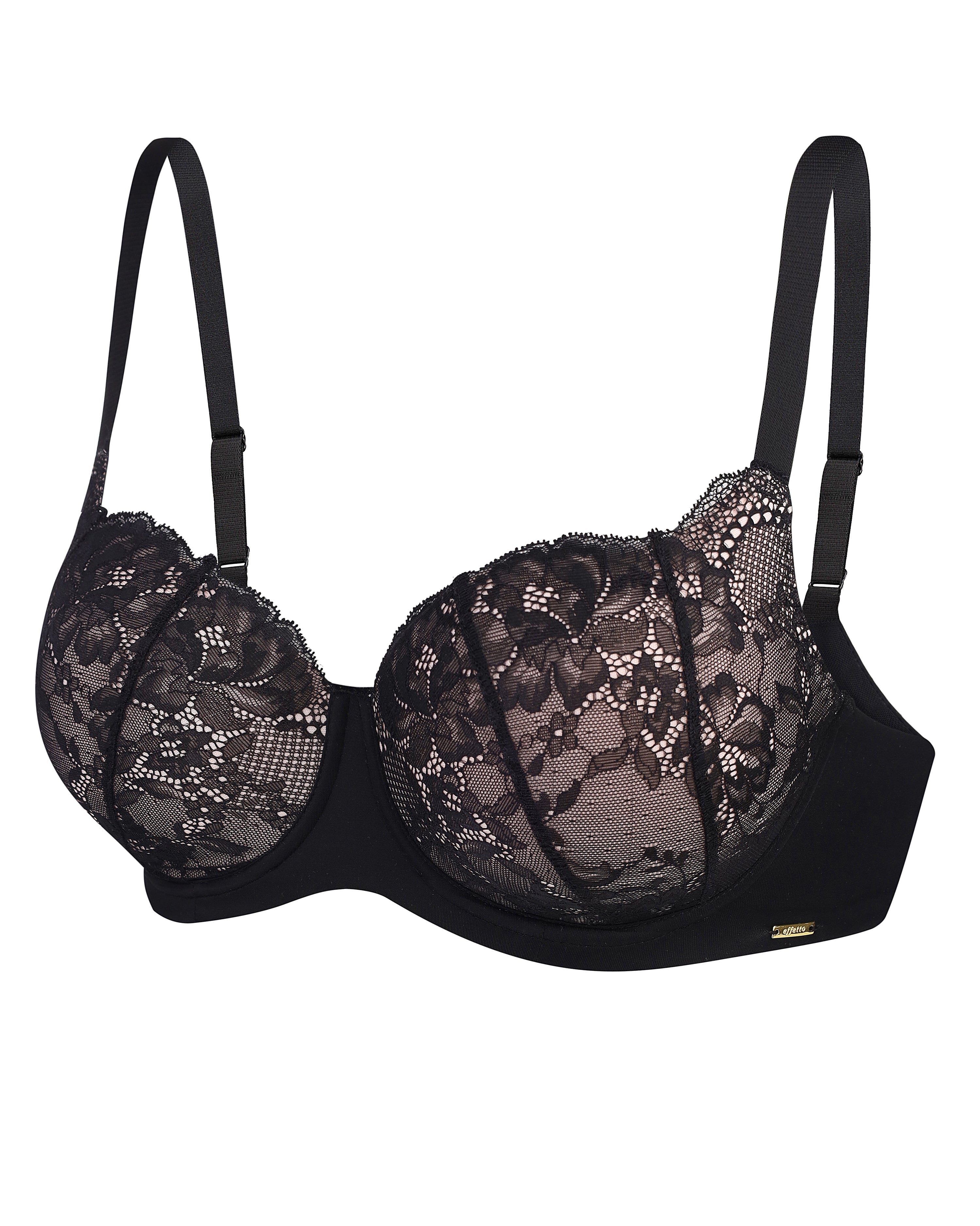 Full coverage moulded spacer Bra 021 077 black