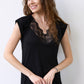 Womens bamboo T-shirt pajama 02101