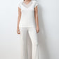 Womens bamboo T-shirt pajama 02101