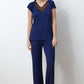 Womens bamboo T-shirt pajama 02101