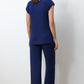 Womens bamboo T-shirt pajama 02101
