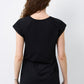 Womens bamboo T-shirt shorts set 02103