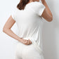 Womens bamboo T-shirt shorts set 02103