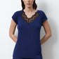 Womens bamboo T-shirt shorts set 02103