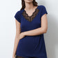 Womens bamboo T-shirt shorts set 02103