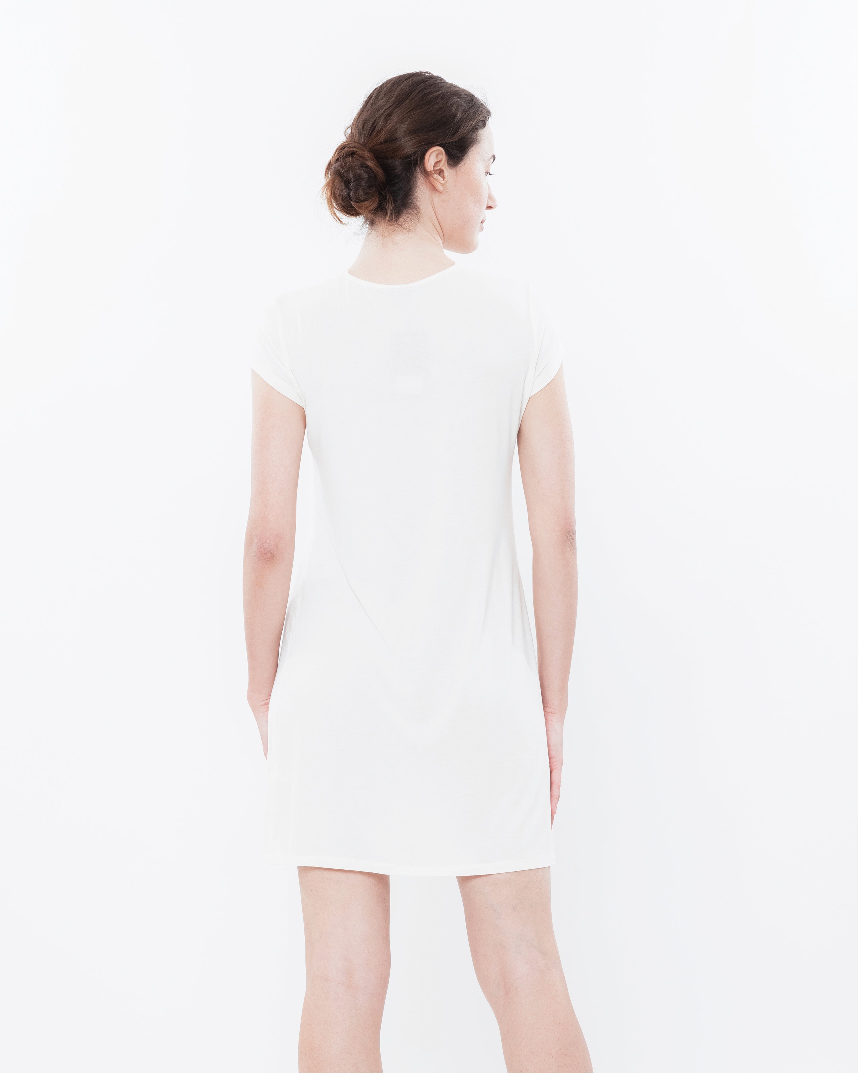 Bamboo t-shirt Nightgown 0211/1 ecru