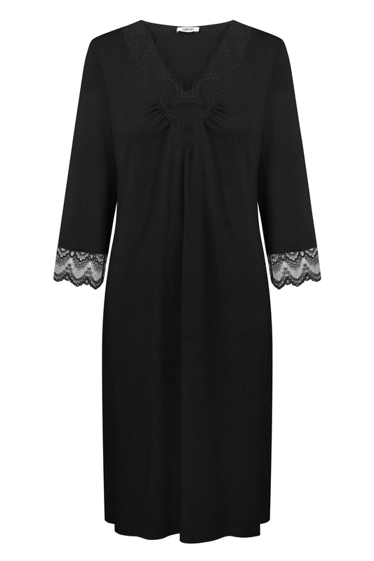 Women's bamboo Nightgown 3/4 sleeve 02113