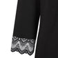 Women's bamboo Nightgown 3/4 sleeve 02113
