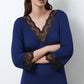 Women's bamboo Nightgown 3/4 sleeve 02113