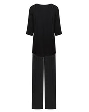 Bamboo Pajama 3/4 sleeve 02114 black