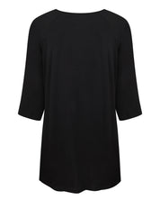 Bamboo Pajama 3/4 sleeve 02114 black