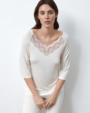 Bamboo Pajama 3/4 sleeve 02114 ivory