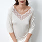Womens bamboo pajama 3/4 sleeve 02114
