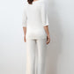 Womens bamboo pajama 3/4 sleeve 02114
