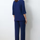 Womens bamboo pajama 3/4 sleeve 02114