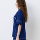 Womens bamboo Button-Up Short Sleeve Shirt 02115/1