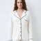 Bamboo button-up long sleeve Shirt 02116/1 ivory