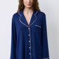 Womens bamboo Button-Up Long Sleeve Shirt 02116/1