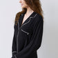 Womens bamboo Button-Up Long Sleeve Shirt 02116/1