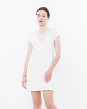 Bamboo t-shirt Nightgown 0211 ecru