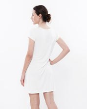 Bamboo t-shirt Nightgown 0211 ecru
