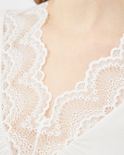 Bamboo t-shirt Nightgown 0211 ecru