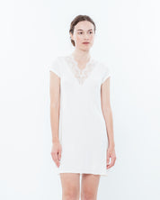 Bamboo t-shirt Nightgown 0211 ecru